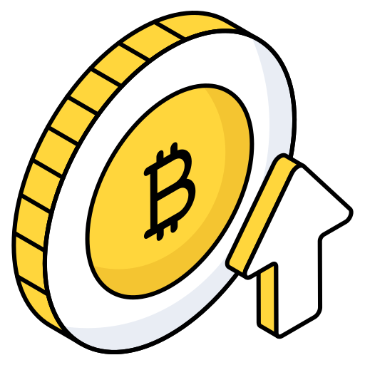 Bitcoin price chart showing upward trend”